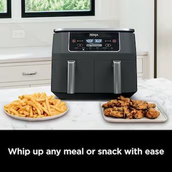 Ninja DZ550 Foodi 6-in-1 Smart 10-qt. 2-Basket Air Fryer