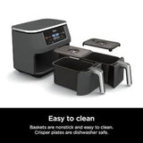 Ninja DZ550 Foodi 6-in-1 Smart 10-qt. 2-Basket Air Fryer